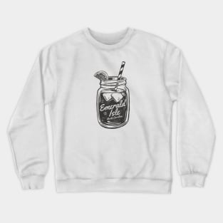 Emerald Isle, NC Summertime Vacationing Mason Jars Sippin' Crewneck Sweatshirt